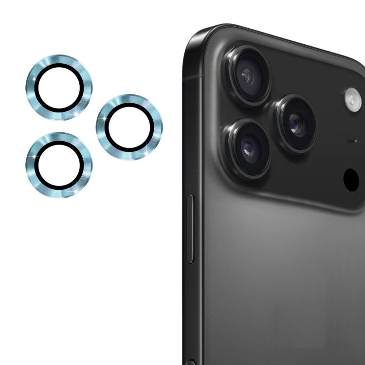 فيلم زجاج مقسى 9H لعدسة خلفية من سبائك الألمنيوم من ENKAY، لهواتف iPhone 17 Pro / 17 Pro Max، iPhone 17، iPhone Air