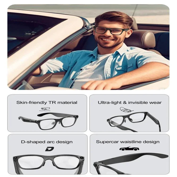 S336 نظارات ذكية تدعم التعرف على الأشياء بالذكاء الاصطناعي / المحادثات بالذكاء الاصطناعي / المكالمات الصوتية