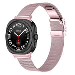 Turtle Buckle Milanese Metal Watch Band, For Samsung Galaxy Watch Ultra 47mm / Ultra 2025