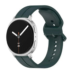 Colorful Buckle Grooved Silicone Watch Band, For Samsung Galaxy Watch8 / Watch8 Classic