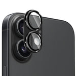 فيلم غطاء عدسة زجاج مقسى من سبائك الألمنيوم بنقشة CD من ENKAY، لهاتف iPhone 17