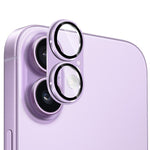 فيلم غطاء عدسة زجاج مقسى من سبائك الألمنيوم بنقشة CD من ENKAY، لهاتف iPhone 17