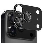 فيلم غطاء عدسة زجاج مقسى من سبائك الألمنيوم بنقشة CD من ENKAY، لهواتف iPhone 17 Pro Max، iPhone 17 Pro