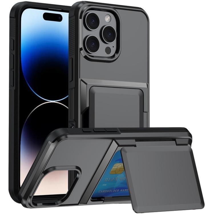 غطاء هاتف Kalebol مع حامل محفظة بطاقات قابل للطي ومضاد للصدمات، لهواتف iPhone 17 Pro Max، iPhone 17 Pro، iPhone 17، iPhone Air، iPhone 16 Pro Max، iPhone 16 Pro، iPhone 16 Plus، iPhone 16