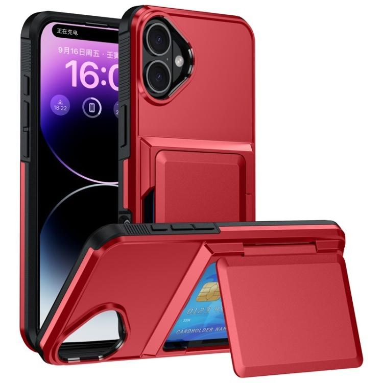 غطاء هاتف Kalebol مع حامل محفظة بطاقات قابل للطي ومضاد للصدمات، لهواتف iPhone 17 Pro Max، iPhone 17 Pro، iPhone 17، iPhone Air، iPhone 16 Pro Max، iPhone 16 Pro، iPhone 16 Plus، iPhone 16