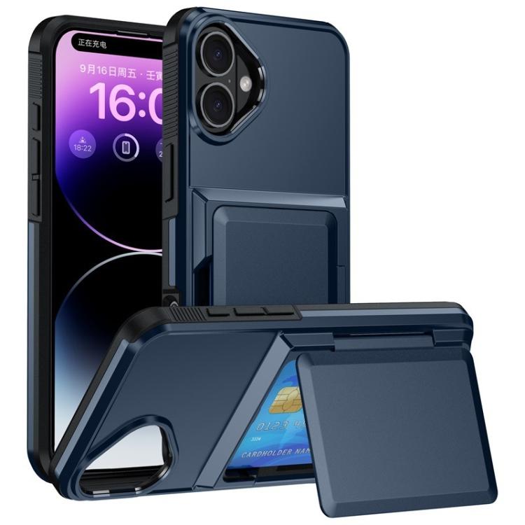 غطاء هاتف Kalebol مع حامل محفظة بطاقات قابل للطي ومضاد للصدمات، لهواتف iPhone 17 Pro Max، iPhone 17 Pro، iPhone 17، iPhone Air، iPhone 16 Pro Max، iPhone 16 Pro، iPhone 16 Plus، iPhone 16