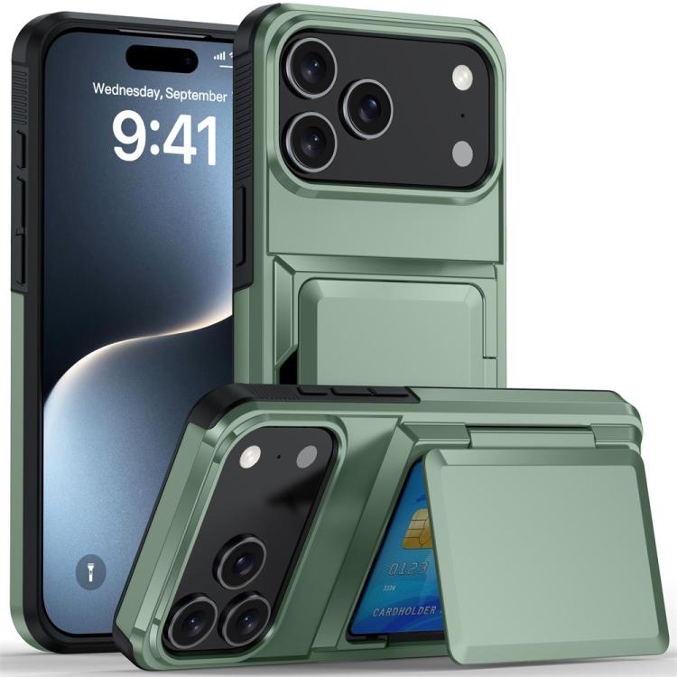 غطاء هاتف Kalebol مع حامل محفظة بطاقات قابل للطي ومضاد للصدمات، لهواتف iPhone 17 Pro Max، iPhone 17 Pro، iPhone 17، iPhone Air، iPhone 16 Pro Max، iPhone 16 Pro، iPhone 16 Plus، iPhone 16