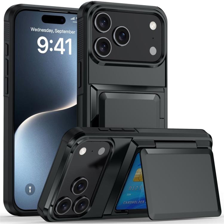 غطاء هاتف Kalebol مع حامل محفظة بطاقات قابل للطي ومضاد للصدمات، لهواتف iPhone 17 Pro Max، iPhone 17 Pro، iPhone 17، iPhone Air، iPhone 16 Pro Max، iPhone 16 Pro، iPhone 16 Plus، iPhone 16