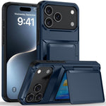 غطاء هاتف Kalebol مع حامل محفظة بطاقات قابل للطي ومضاد للصدمات، لهواتف iPhone 17 Pro Max، iPhone 17 Pro، iPhone 17، iPhone Air، iPhone 16 Pro Max، iPhone 16 Pro، iPhone 16 Plus، iPhone 16