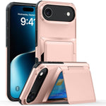 غطاء هاتف Kalebol مع حامل محفظة بطاقات قابل للطي ومضاد للصدمات، لهواتف iPhone 17 Pro Max، iPhone 17 Pro، iPhone 17، iPhone Air، iPhone 16 Pro Max، iPhone 16 Pro، iPhone 16 Plus، iPhone 16