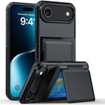 غطاء هاتف Kalebol مع حامل محفظة بطاقات قابل للطي ومضاد للصدمات، لهواتف iPhone 17 Pro Max، iPhone 17 Pro، iPhone 17، iPhone Air، iPhone 16 Pro Max، iPhone 16 Pro، iPhone 16 Plus، iPhone 16