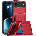 غطاء هاتف Kalebol مع حامل محفظة بطاقات قابل للطي ومضاد للصدمات، لهواتف iPhone 17 Pro Max، iPhone 17 Pro، iPhone 17، iPhone Air، iPhone 16 Pro Max، iPhone 16 Pro، iPhone 16 Plus، iPhone 16