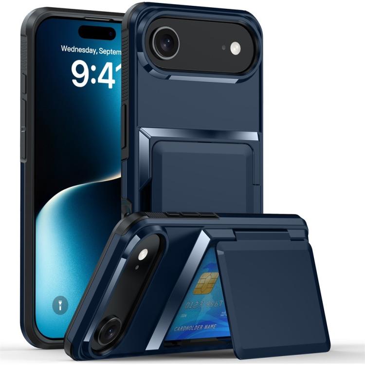 غطاء هاتف Kalebol مع حامل محفظة بطاقات قابل للطي ومضاد للصدمات، لهواتف iPhone 17 Pro Max، iPhone 17 Pro، iPhone 17، iPhone Air، iPhone 16 Pro Max، iPhone 16 Pro، iPhone 16 Plus، iPhone 16