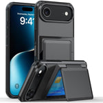 غطاء هاتف Kalebol مع حامل محفظة بطاقات قابل للطي ومضاد للصدمات، لهواتف iPhone 17 Pro Max، iPhone 17 Pro، iPhone 17، iPhone Air، iPhone 16 Pro Max، iPhone 16 Pro، iPhone 16 Plus، iPhone 16