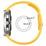 Reverse Buckle Silicone Watch Band, For Samsung Galaxy Watch8 / Watch8 Classic