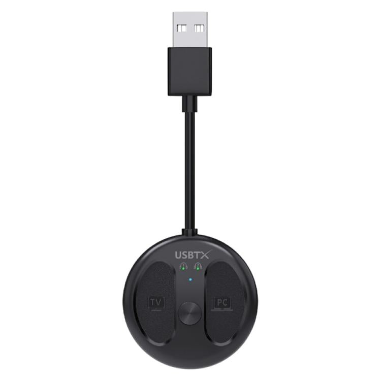 محول صوت USB بلوتوث 5.4 لنطاق 50 متر للاتصال المزدوج لتلفاز وكمبيوتر LE524