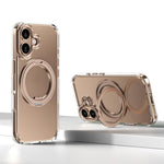غطاء هاتف Kalebol مع حامل مغناطيسي دوار MagSafe، لهواتف iPhone 17 Pro Max، iPhone 17 Pro، iPhone 17، iPhone Air، iPhone 16 Pro Max، iPhone 16 Pro، iPhone 16 Plus، iPhone 16