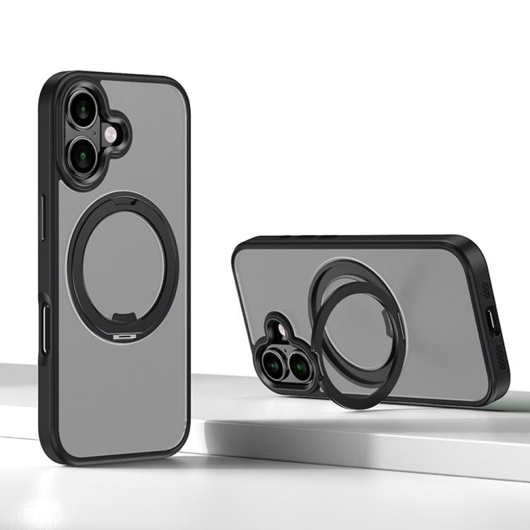 غطاء هاتف Kalebol مع حامل مغناطيسي دوار MagSafe، لهواتف iPhone 17 Pro Max، iPhone 17 Pro، iPhone 17، iPhone Air، iPhone 16 Pro Max، iPhone 16 Pro، iPhone 16 Plus، iPhone 16