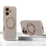 غطاء هاتف Kalebol مع حامل مغناطيسي دوار MagSafe، لهواتف iPhone 17 Pro Max، iPhone 17 Pro، iPhone 17، iPhone Air، iPhone 16 Pro Max، iPhone 16 Pro، iPhone 16 Plus، iPhone 16