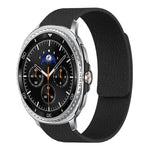 سوار ساعة سيليكون مغناطيسي ناعم بنقشة قشرة الليتشي، لساعات Samsung Galaxy Watch Ultra 47mm / Ultra 2025، وSamsung Galaxy Watch8 / 8 Classic