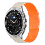 سوار ساعة سيليكون مغناطيسي ناعم بنقشة قشرة الليتشي، لساعات Samsung Galaxy Watch Ultra 47mm / Ultra 2025، وSamsung Galaxy Watch8 / 8 Classic