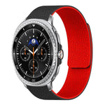 سوار ساعة سيليكون مغناطيسي ناعم بنقشة قشرة الليتشي، لساعات Samsung Galaxy Watch Ultra 47mm / Ultra 2025، وSamsung Galaxy Watch8 / 8 Classic