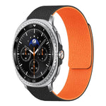 سوار ساعة سيليكون مغناطيسي ناعم بنقشة قشرة الليتشي، لساعات Samsung Galaxy Watch Ultra 47mm / Ultra 2025، وSamsung Galaxy Watch8 / 8 Classic