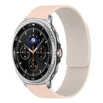 سوار ساعة سيليكون مغناطيسي ناعم بنقشة قشرة الليتشي، لساعات Samsung Galaxy Watch Ultra 47mm / Ultra 2025، وSamsung Galaxy Watch8 / 8 Classic