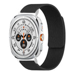 سوار ساعة سيليكون مغناطيسي ناعم بنقشة قشرة الليتشي، لساعات Samsung Galaxy Watch Ultra 47mm / Ultra 2025، وSamsung Galaxy Watch8 / 8 Classic