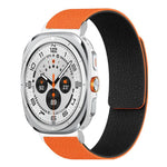 سوار ساعة سيليكون مغناطيسي ناعم بنقشة قشرة الليتشي، لساعات Samsung Galaxy Watch Ultra 47mm / Ultra 2025، وSamsung Galaxy Watch8 / 8 Classic