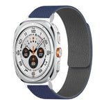 سوار ساعة سيليكون مغناطيسي ناعم بنقشة قشرة الليتشي، لساعات Samsung Galaxy Watch Ultra 47mm / Ultra 2025، وSamsung Galaxy Watch8 / 8 Classic