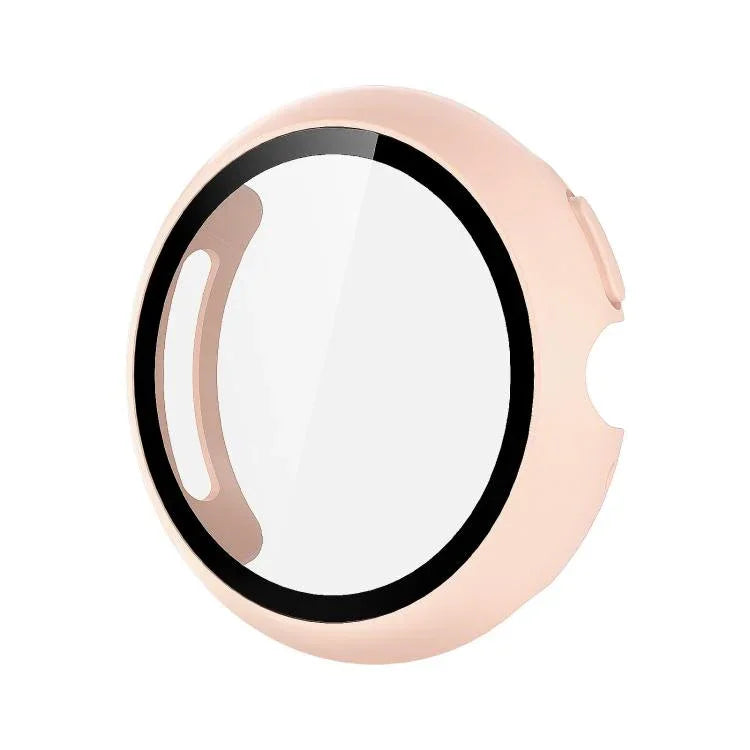 فيلم مقسى مدمج مع غطاء حماية ساعة من PC، لساعات Google Pixel Watch4 مقاس 45مم، وللساعات Google Pixel Watch4 مقاس 41مم