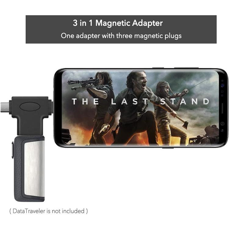 محول OTG 2 في 1 JUNSUNMAY USB 3.0 إلى Micro USB وType-C، 2 في 1