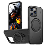 حامل دوران مغناطيسي MagSafe من Kalebol مع غطاء هاتف من PC، لهواتف iPhone 16 Plus، iPhone 16، iPhone 15 Pro Max، iPhone 15 Pro، iPhone 15، iPhone 14