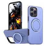 حامل دوران مغناطيسي MagSafe من Kalebol مع غطاء هاتف من PC، لهواتف iPhone 16 Plus، iPhone 16، iPhone 15 Pro Max، iPhone 15 Pro، iPhone 15، iPhone 14