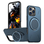 حامل دوران مغناطيسي MagSafe من Kalebol مع غطاء هاتف من PC، لهواتف iPhone 16 Plus، iPhone 16، iPhone 15 Pro Max، iPhone 15 Pro، iPhone 15، iPhone 14