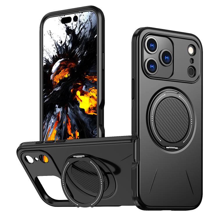 حامل دوران مغناطيسي MagSafe من Kalebol مع غطاء هاتف من PC، لهواتف iPhone 17 Pro Max، iPhone 17 Pro، iPhone 17، iPhone Air، iPhone 16 Pro Max، iPhone 16 Pro