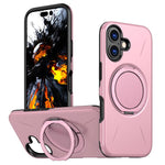 حامل دوران مغناطيسي MagSafe من Kalebol مع غطاء هاتف من PC، لهواتف iPhone 16 Plus، iPhone 16، iPhone 15 Pro Max، iPhone 15 Pro، iPhone 15، iPhone 14