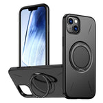 حامل دوران مغناطيسي MagSafe من Kalebol مع غطاء هاتف من PC، لهواتف iPhone 16 Plus، iPhone 16، iPhone 15 Pro Max، iPhone 15 Pro، iPhone 15، iPhone 14