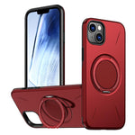 حامل دوران مغناطيسي MagSafe من Kalebol مع غطاء هاتف من PC، لهواتف iPhone 16 Plus، iPhone 16، iPhone 15 Pro Max، iPhone 15 Pro، iPhone 15، iPhone 14