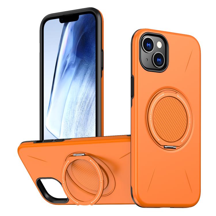 حامل دوران مغناطيسي MagSafe من Kalebol مع غطاء هاتف من PC، لهواتف iPhone 16 Plus، iPhone 16، iPhone 15 Pro Max، iPhone 15 Pro، iPhone 15، iPhone 14