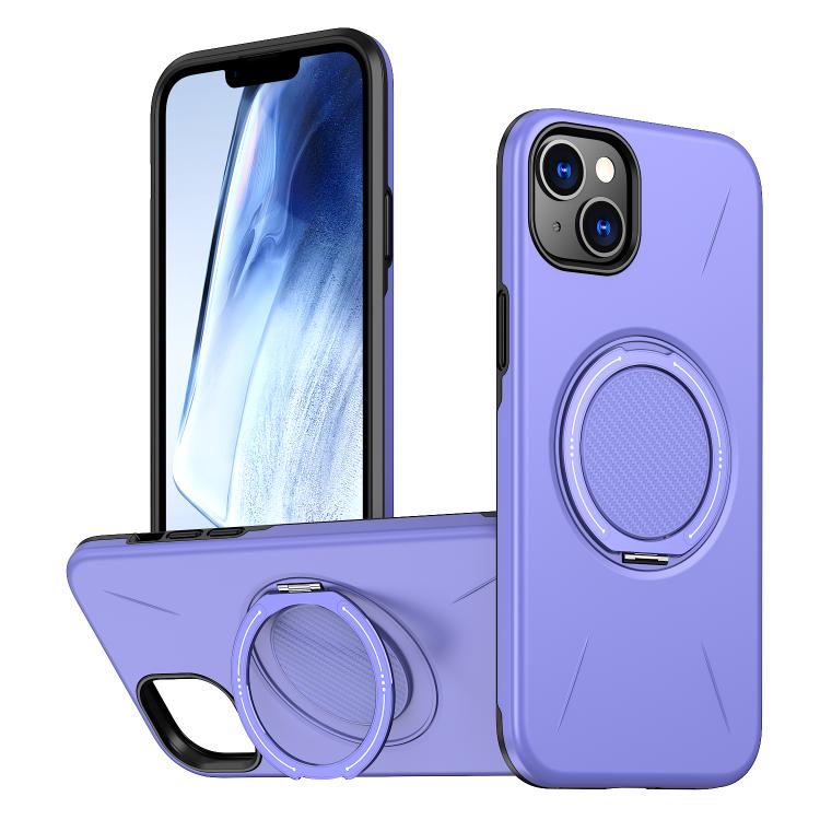 حامل دوران مغناطيسي MagSafe من Kalebol مع غطاء هاتف من PC، لهواتف iPhone 16 Plus، iPhone 16، iPhone 15 Pro Max، iPhone 15 Pro، iPhone 15، iPhone 14