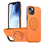 حامل دوران مغناطيسي MagSafe من Kalebol مع غطاء هاتف من PC، لهواتف iPhone 16 Plus، iPhone 16، iPhone 15 Pro Max، iPhone 15 Pro، iPhone 15، iPhone 14