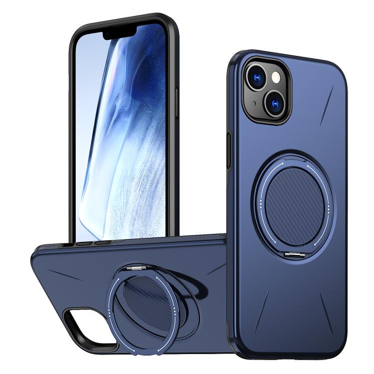 حامل دوران مغناطيسي MagSafe من Kalebol مع غطاء هاتف من PC، لهواتف iPhone 16 Plus، iPhone 16، iPhone 15 Pro Max، iPhone 15 Pro، iPhone 15، iPhone 14
