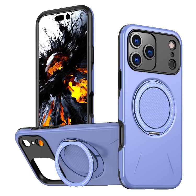 حامل دوران مغناطيسي MagSafe من Kalebol مع غطاء هاتف من PC، لهواتف iPhone 17 Pro Max، iPhone 17 Pro، iPhone 17، iPhone Air، iPhone 16 Pro Max، iPhone 16 Pro