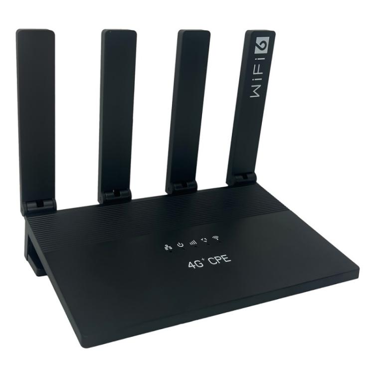 راوتر واي فاي WR800 بأربعة منافذ LAN بسرعة 600Mbps واي فاي 6 مودم لاسلكي مع فتحة بطاقة SIM 4G LTE، قابس أمريكي، قابس أوروبي