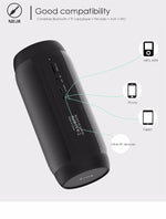 مكبر صوت ستيريو عالي الدقة لاسلكي ملون LED BQ615 PRO، يجمع بين بلوتوث + مشغل بطاقة TF + راديو FM + AUX + NFC، BQ615 PRO