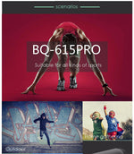مكبر صوت ستيريو عالي الدقة لاسلكي ملون LED BQ615 PRO، يجمع بين بلوتوث + مشغل بطاقة TF + راديو FM + AUX + NFC، BQ615 PRO