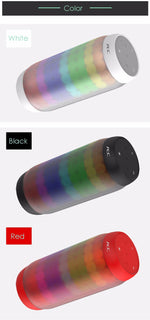 مكبر صوت ستيريو عالي الدقة لاسلكي ملون LED BQ615 PRO، يجمع بين بلوتوث + مشغل بطاقة TF + راديو FM + AUX + NFC، BQ615 PRO