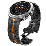 Butterfly Buckle Stainless Steel Watch Band, For Samsung Galaxy Watch8 / Watch8 Classic